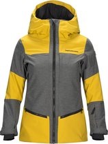 Peak Performance - Balmaz Jacket Womens - Dames ski jas - XS - Grijs/geel