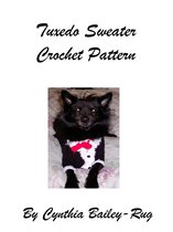 Tuxedo Sweater Crochet Pattern for Dogs