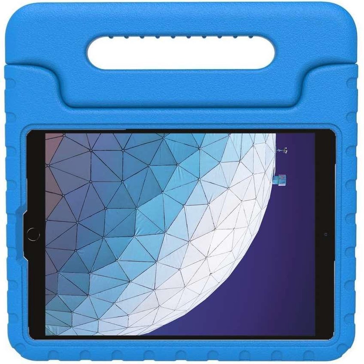 Just in Case tablet Hoes Kinderen geschikt voor iPad Air 3 (2019) 10.5 inch - Kinderhoes Tablet Classic - Blauw