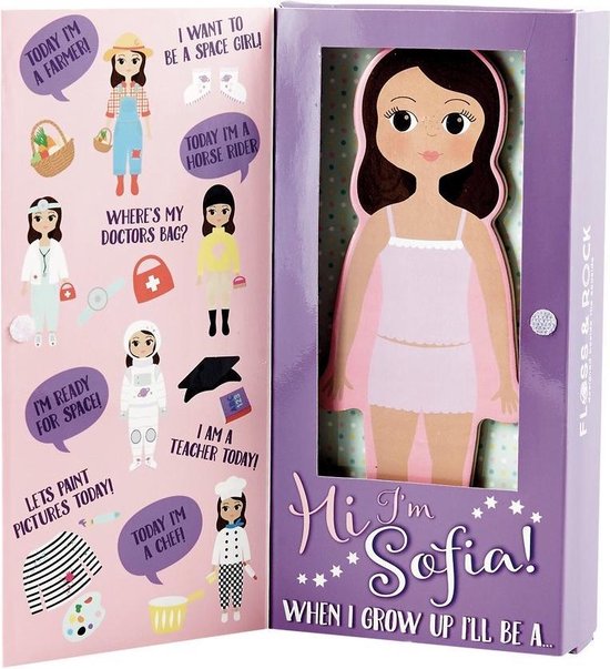 Poupées Magnétiques à Habiller Bois - Jeu Montessori Fille 2-6 Ans - 30 Tenues Et Accessoires