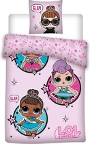 LOL Surprise! Glam Dekbedovertrek - Eenpersoons - 140 x 200 cm - Flanel