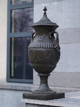Tuinbeeld - bronzen beeld - Vaas "Esprit" - 112 cm hoog