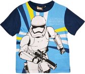 Star Wars - T-shirt - StormTrooper - Model "Are you okay?" - Blauw - 104 cm - 4 jaar - 100% Katoen