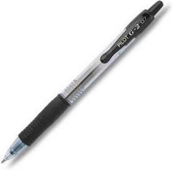 Pilot G-2 – Gel Ink Zwarte Rollerball pen – Medium Tip - Pilot