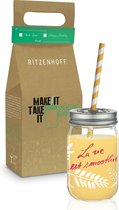 Ritzenhoff Make It Take It Design Smoothieglas - Jutta Bücker - 2 deksels