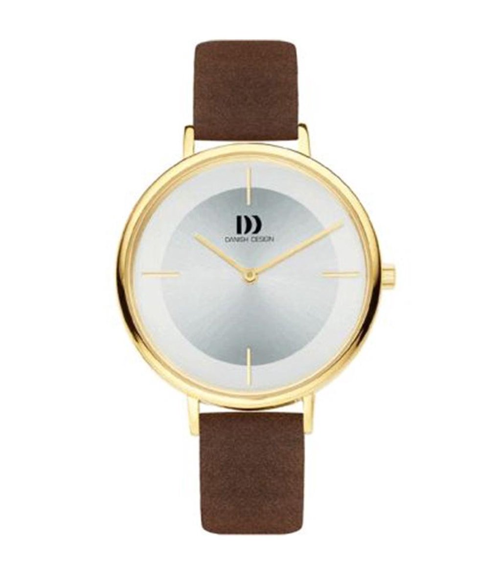 Danish Design IV15Q1185 horloge dames - bruin - edelstaal doubl�