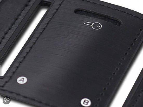 Comfortabele Smartphone Sport Armband voor uw Hema H3, zwart