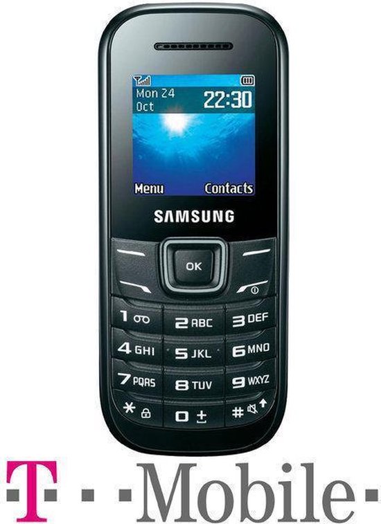 Samsung E1200 - Zwart - T-Mobile prepaid telefoon