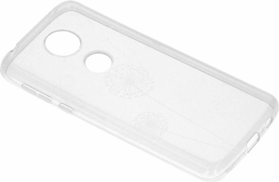 Transparant festival TPU hoesje Motorola Moto E5 Plus