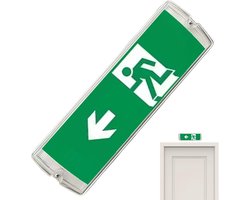 Branduitgang Sign Lights, Groene Geleide Uitgang Sign Emergencys Light, Uitgang Signs, Emergencys Exit Sign Light Oriëntatie Light Links Rechts Evacuatie Indicator voor Supermarkt Hotel Hospital