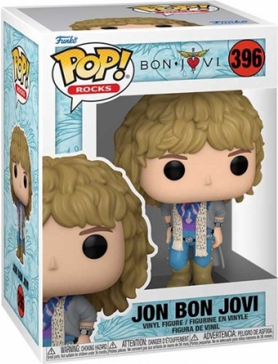 Pop Rocks: Jon Bon Jovi (1980's) Funko Pop #396