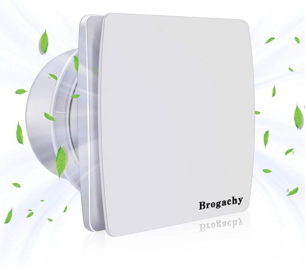 Stille 100 mm Afvoerventilator met Terugslagklep voor Badkamer en Keuken