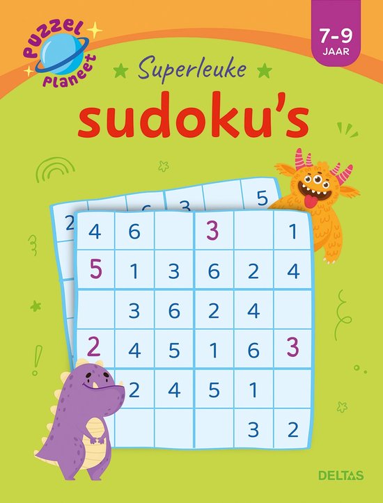 Puzzelplaneet - Superleuke sudoku's 7-9 jaar - cover