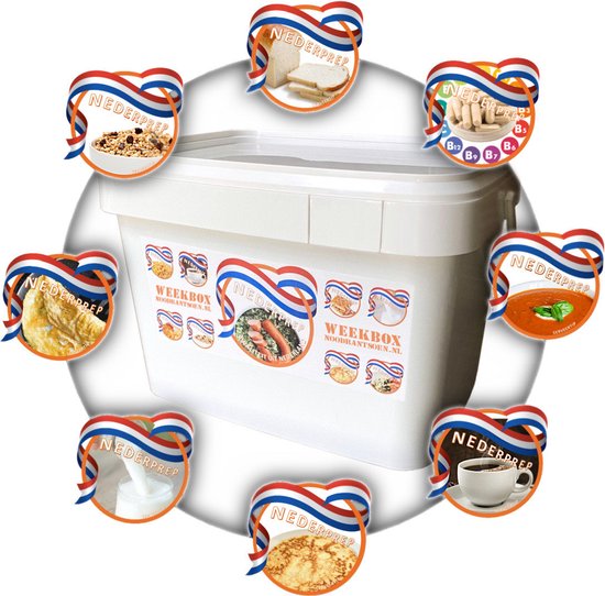 NL noodrantsoen weekbox 25 jaar houdbaar 2.000 Kcal per dag