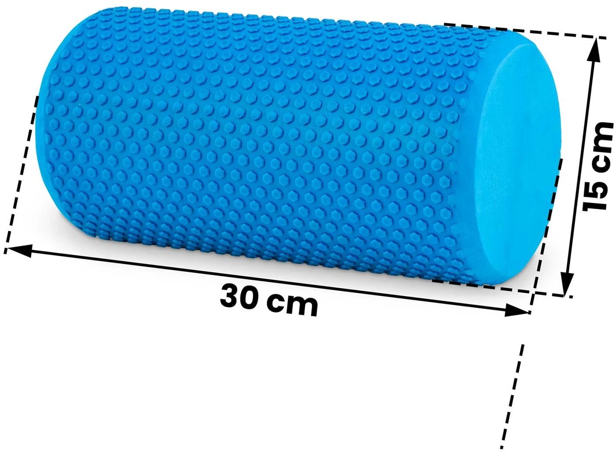 EVA foam roller voor oefeningen NS-963 blauw thumbnail 3