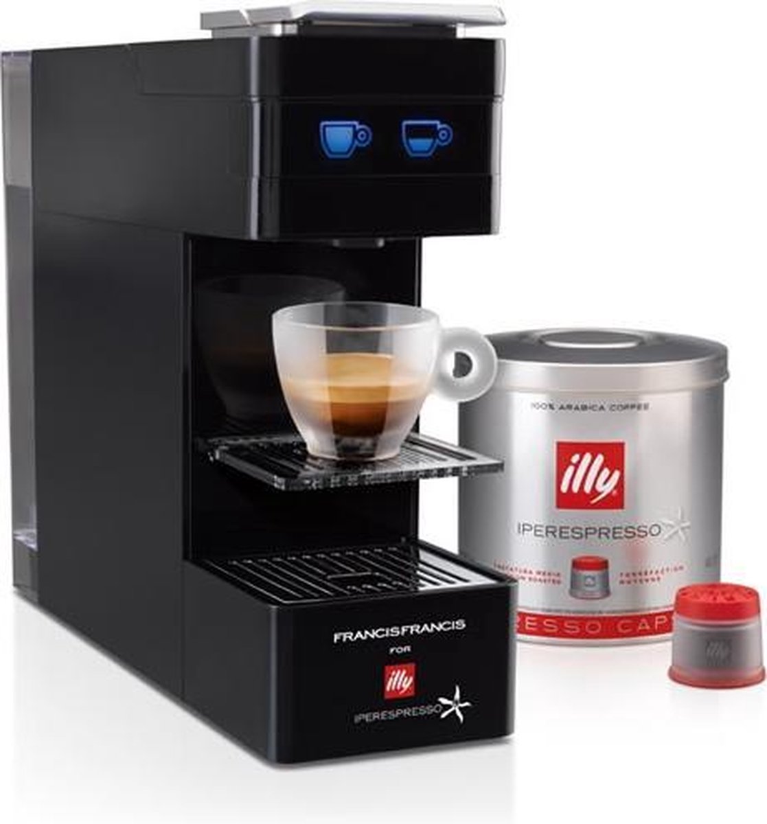 illy Y3 Iperespresso home Espressomachine Zwart