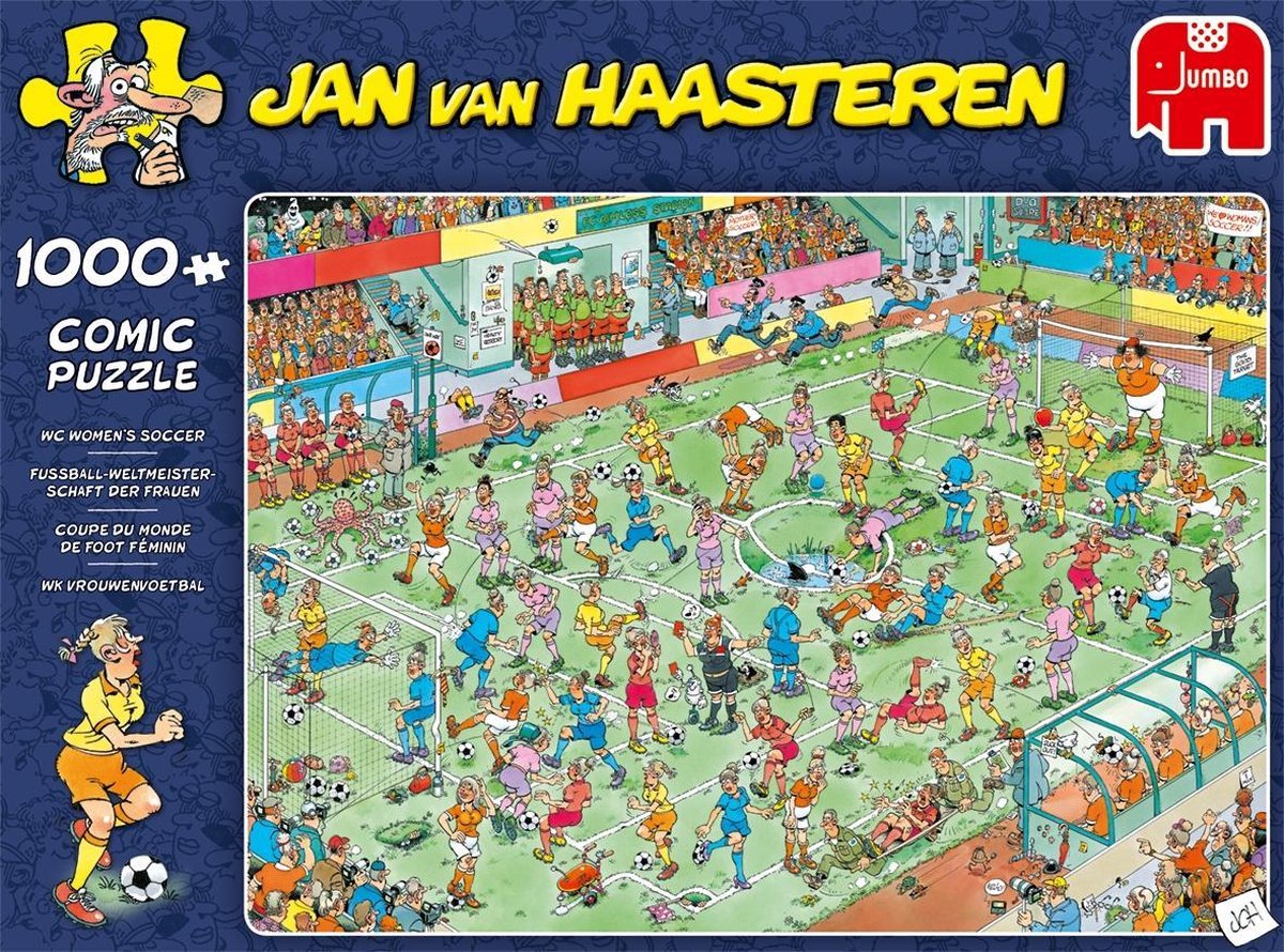 Jan van Haasteren WK Vrouwenvoetbal puzzel - 1000 Stukjes | bol.com