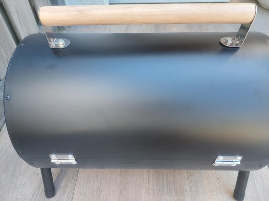 BBQ - tafel model - houtskool - cilindervorm - 2 zijdig bruikbaar van Boretti — afbeelding 5