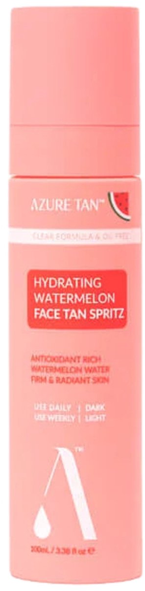 Hydrating Watermelon Face Tan Spritz 100ml, Azure Tan