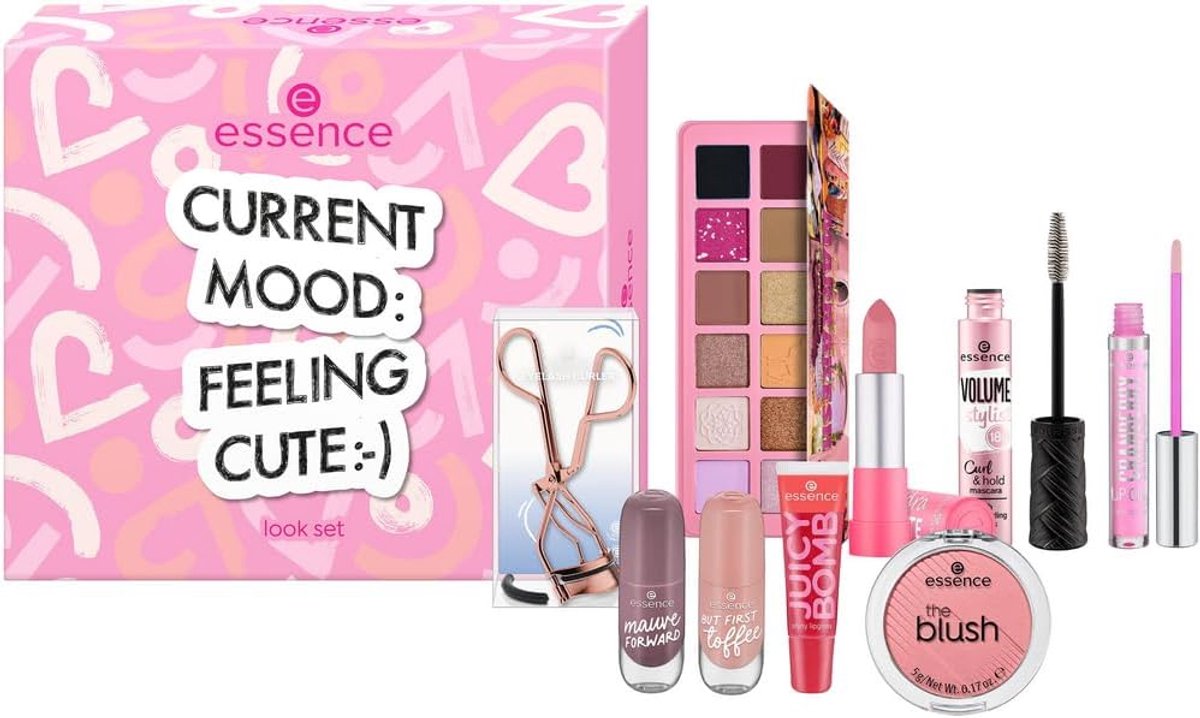 Make-up Set voor Natuurlijke Look - Oogschaduw, Lippenstift, Nagellak en Meer