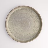 Tokyo Design Studio – Rond Bord met Rand – Grijs – 26,5x3cm