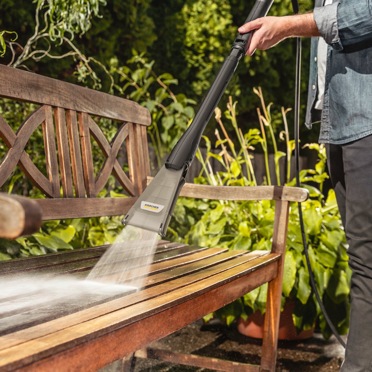 Kärcher K 7 Premium Power Flex Home eco!Booster set Hogedrukreiniger - Incl. T 7 Plus Terrasreiniger & eco!Booster - Slanghaspel - PremiumFlex hogedrukslang - 180 bar - 600 l/u - 60 m²/u – foto 5