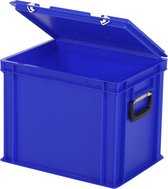 Opbergbox / Stapelkrat - Polypropyleen - 28,5 liter - Blauw