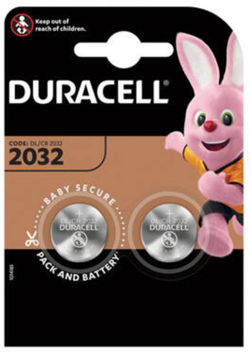 Duracell CR2032 DL2032 3v Lithium Batterij - 10 stuks