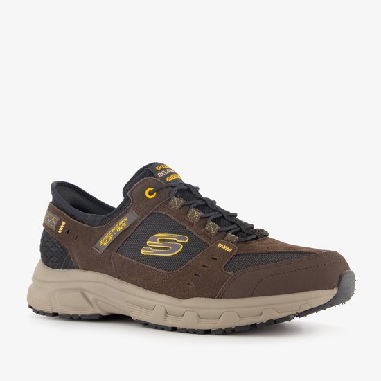 Skechers Slip-ins heren wandelschoenen cat. A bruin - Maat 48.5 - Extra comfort - Memory Foam
