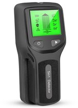 Professionele Leidingzoeker & Wandscanner - Muur Scanner - Metaal detector - 5-in-1 Detector voor Hout, Metaal, Stroomkabels & Pijpleidingen - Professionele Balkzoeker met LCD Scherm & Geluidsindicatie
