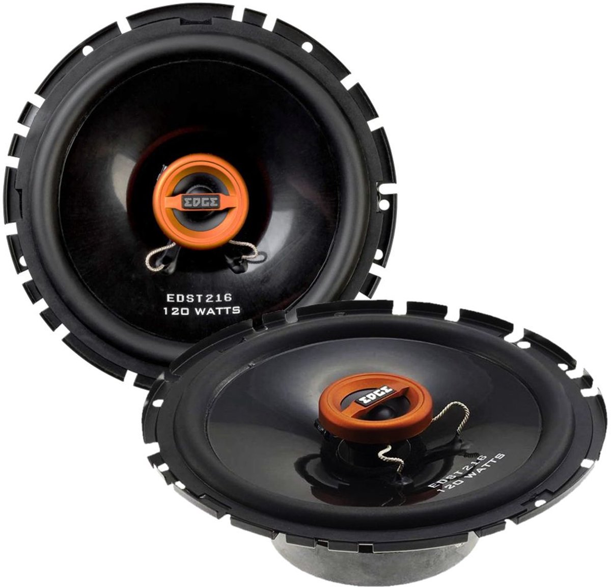 EDGE Street Series EDST216-E6 - Autospeakers - 6.5 inch (165mm) - 2-weg Coaxiaal - 120 watt - Set van 2