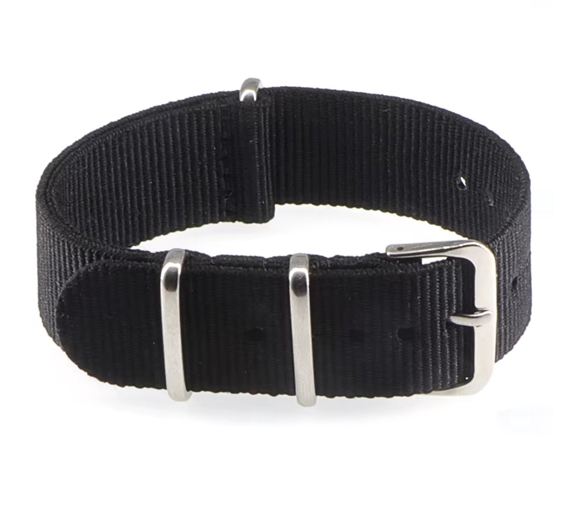 Actie4you® - Nato Strap - Horlogeband - G10 Military Nylon Strap - Horloge Bandje Nylon - Universeel - 18MM - Zwart