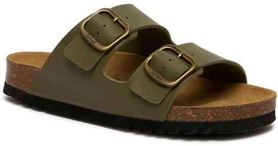 Sandales pour femmes Scholl Josephine Synth Kaki pour femme