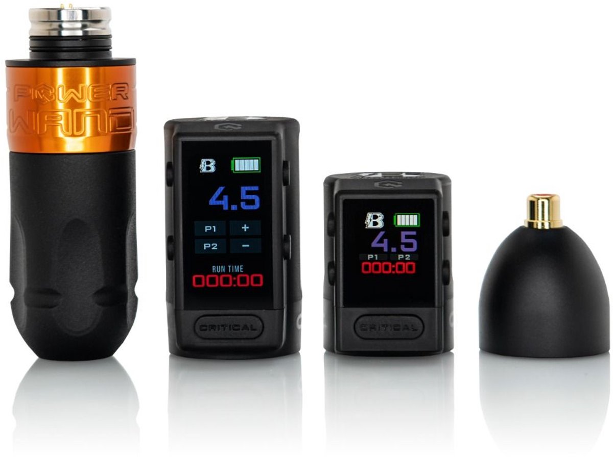 BISHOP POWER WAND WITH ADVANCED BATTERY FULL SET - 4.2 PACKER Tattoo Machine set