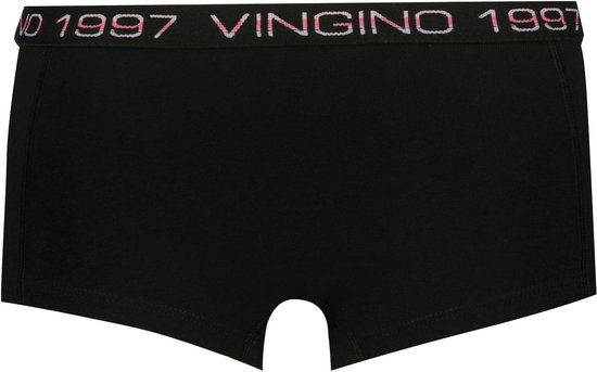 Zwarte Vingino boxer met glinsterende logo tailleband.