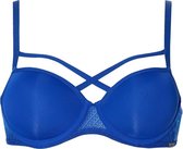 Sapph Fabulous padded wire bra Dames Beha - Cobalt Blue - Maat 70D