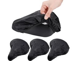 Zadelhoes - 4 Stuks - Waterdicht En Stofdicht - Zadelhoes Waterdicht - Geschikt Voor Alle Zadels - Fietszadelhoes - Zadelhoes Fiets - Fietszadelhoes - Zadeldek - Met Regenhoes