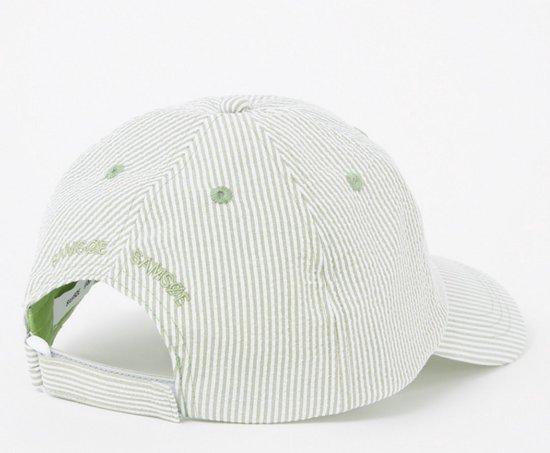 Casquette SAMSØE SAMSØE Safreja à rayures - Vert clair - Taille unique
