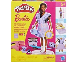 foto van Play-Doh Barbie Fashionista-franjes - Speelset met Pop - Boetseerklei