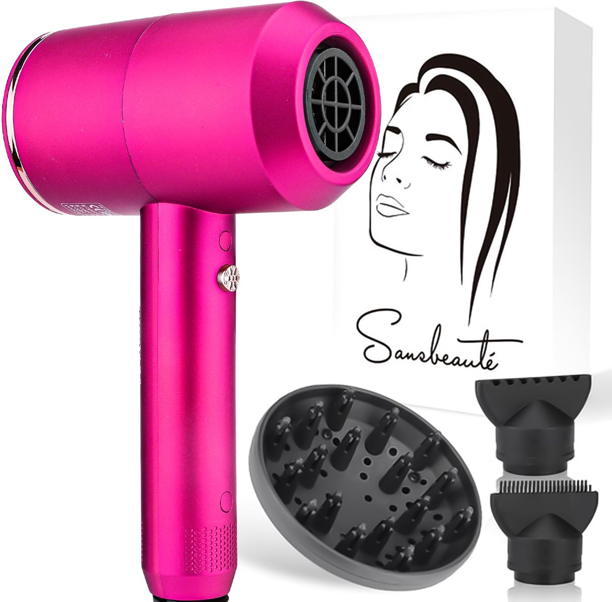 Sansbeauté Föhn met Diffuser - Ionische (EAN: 8721161942337)