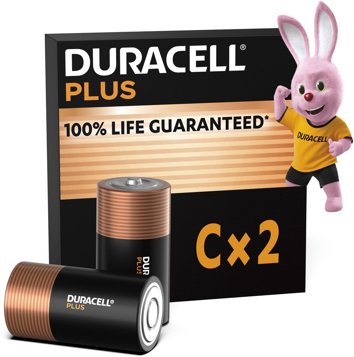 Duracell Plus Alkaline C batterijen - 2 stuks