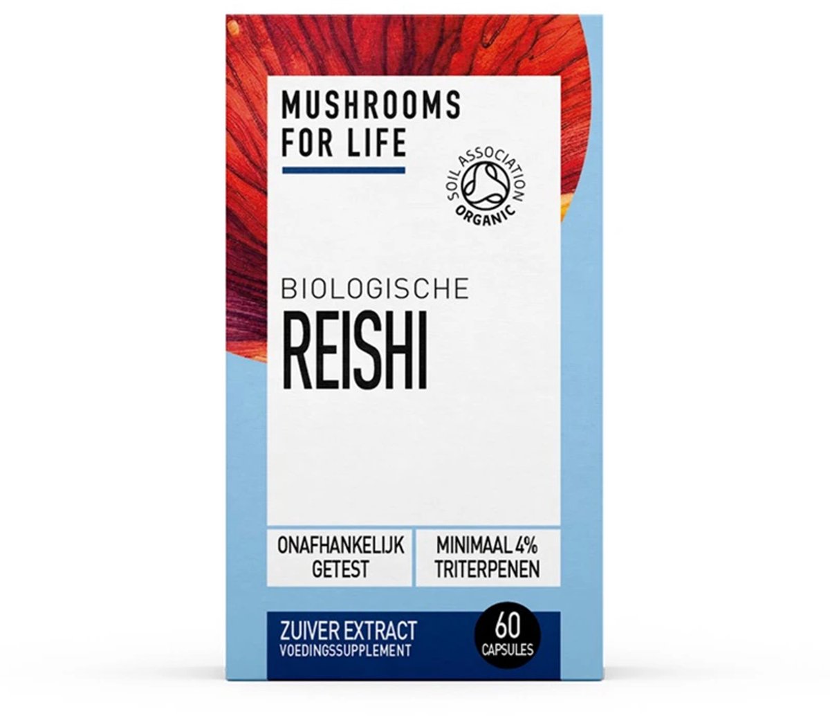 Goedkoopste Mushrooms4Life – Biologische paddenstoel Reishi Capsules (60 stuks
