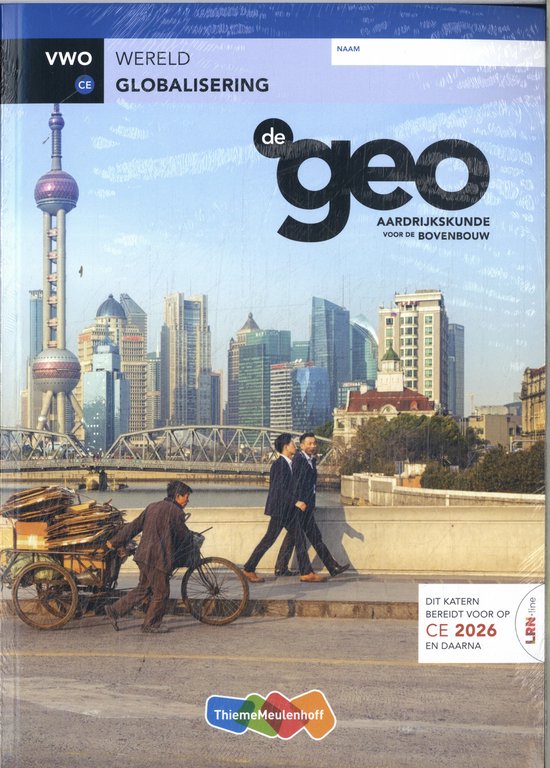 De Geo LRN-line (CE 2025) boek 5 vwo - cover