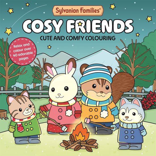 Sylvanian Families Cosy Colouring- Sylvanian Families Cosy Friends
