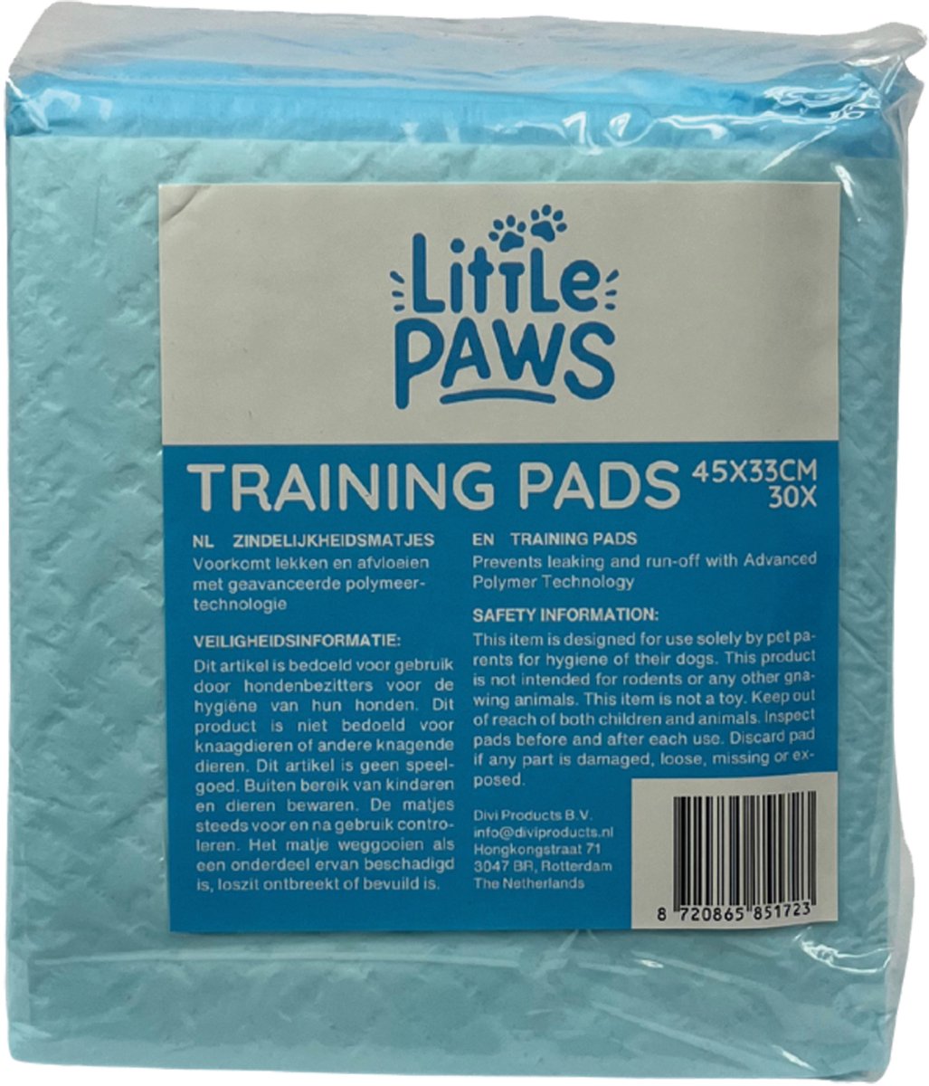 Training Pads EASYPETS - Geurloos, Absorberend - 33x45 cm, 30 Stuks