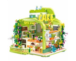 Zhe Gao - Banket bakkerij | Mega poppenhuis niet compatibel met lego mould king sluban | Classic creator STEM educatief speelgoed bouwpakket | botanical bloemen huis modelbouw modulaire architecture gebouwen voor volwassenen | 1131 bloks