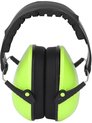 Geluidsbescherming Oorkappen 21dB Schietbril Gehoorbescherming Hoofdtelefoon voor Grasmaaien Bouw Werkplaats (Groen)