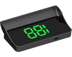 Digitale Snelheidsmeter HUD - GPS Snelheidsweergave - Zonnestraling Bestendig - Auto Aan/Uit - Plug & Play - Voor Alle Voertuigen