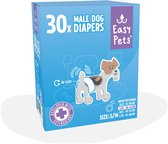 Easypets Dog Diapers Male - Hondenluiers Reu - S/M - 30 stuks - Grootverpakking