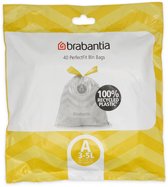 Sac poubelle Brabantia A 3ltr 40 sacs